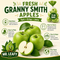 Fresh Granny Smith Apples – Tart & Crisp, 3 lb Bag - Mr. Leafy
