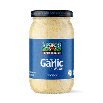 Garlic, Chopped (In Water) 32oz - Mr. Leafy