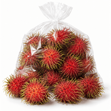 Fresh Rambutan – Sweet & Juicy, 12 oz Bag - Mr. Leafy