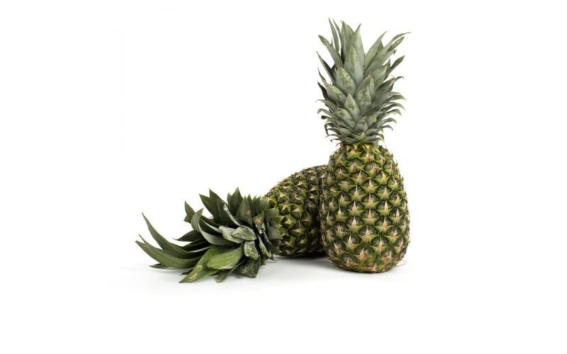 Fresh Whole Pineapples – Sweet & Juicy, 2 Count - Mr. Leafy